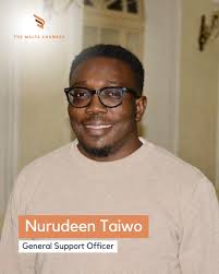 🙌 𝐖𝐞𝐥𝐜𝐨𝐦𝐞 𝐭𝐨 𝐭𝐡𝐞 𝐭𝐞𝐚𝐦, 𝐍𝐮𝐫𝐮𝐝𝐞𝐞𝐧! We're excited to  welcome Nurudeen Taiwo, our new General Support Officer, to The Malta  Chamber team! Nurudeen brings great energy, dedication, and a hands-on  spirit that