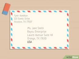 How to send a letter or postcard. 4 Ways To Address A Letter Wikihow