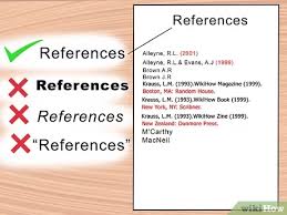 Apa format is the standard style for psychology papers. 3 Ways To Write An Apa Style References Page Wikihow