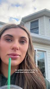 My golden retriever will never take his off of me