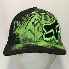 Fox Racing Hat Black Lime Green Baseball Cap Flexfit Hats S M Dad Hats T60 S8202 Foxracing Baseballcap Casualhats Foxracinghats Foxracinglogo Foxmotocross