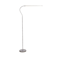 Simplicity Curved Line Stand Up Lamp Metal Living Room Led Standing Floor Lamp In Silver Takeluckhome Com