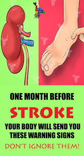 One Month Before Stroke Your Body Will Send You These Warning Signs Don T Ignore Them Health Info Severe Headache Warning Signs