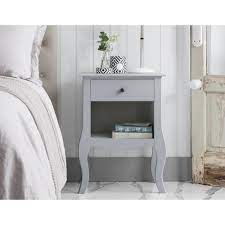 Place it in your master suite or guest room for holding devices. Camille Bedside Table 1 Drawer In Silk Grey Noa Nani