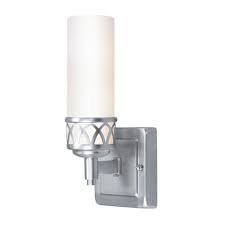 Hand blown satin opal white glass. Livex Lighting Westfield Brushed Nickel Sconce 4721 91 Destination Lighting