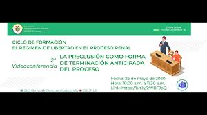 De acuerdo con el primero, de cuya aplicación suministra un ejemplo la ordenanza procesal civil alemana, los distintos. La Preclusion Como Forma De Terminacion Anticipada Del Proceso Penal Youtube