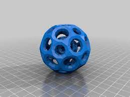 Mesh Ball In A Mesh Ball By Datafusions Ball 3d Printing Mesh