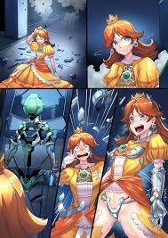 Princess Daisy Robot Transformation - Hentai Image