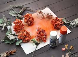 Snowberries, succulents, ivory garden rose, peach garden rose, lamb's ear wrap the twine around the stems slightly covering the edge of the birch bark. Spray Paint Fake Flowers Any Color In Minutes Diy Candy