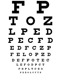 20 Described Printable Eye Chart Vision Test