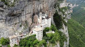 Accessible only on foot, there are two paths leading to the church. Madonna Della Corona Italy Aerial 4k Drone Video Youtube