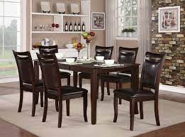 Homelegance 2547 72 7 Pc Maeve Dark Cherry Finish Wood Dining Table Set With Seats Dining Table In Kitchen Dining Room Sets Kitchen Dining Furniture