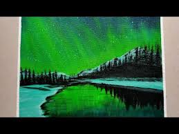 Apr 06, 2021 · how to paint easy northern lights in acrylics. Acrylic Painting For Beginners Northern Lights Forest Landscape Simple Aurora Forest Galaxy Acrylic Myhobbyclass Com