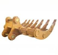 China Factory Wholesale 1 Ton-3.5 Ton Excavator Attachment Ripper Municipal Orchard Bagger Rake Teeth Bucket for Digger Parts