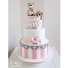 Teddy Bear Birthday Cake Torte Primo Compleanno Torte Torte A Piani