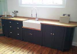 Specializes in fireclay belfast sinks, copper butler kitchen sinks and farmhouse kitchen tapware. Painted Free Standing Kitchen Belfast Sink Unit Cupboards Ebay