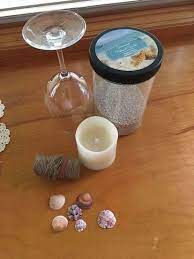 By sea or express, according to your choices. Wine Glass Candle Holder Hometalk