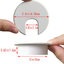 Get it as soon as fri, jun 11. Desk Grommet Plastic Desk Hole Covers 2 Inch White Grommets Table Grommet Cap Used For Wire And Cable Finishing On Office Computer Desk Pack Of 10 Buy Online At Best Price In Uae