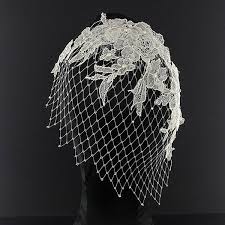 Simple Sheet Fascinator Veiled Hats Bridal Headwear