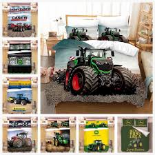Size and colors shown in photo: Buy John Deere Tractor Bedding Set 3d Printed Agricultural Tractor Pattern Duvet Cover Creative Bedding Set No Comforter At Affordable Prices Free Shipping Real Reviews With Photos Joom