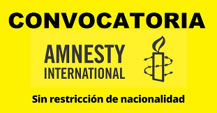 Sección argentina de amnistía internacional | trabajamos para defender los derechos humanos en el mundo amnistía internacional es un movimiento de 10 millones de personas comprometidas para defender a aquellos a quienes se les ha negado justicia o libertad. Convocatoria Abierta Con Amnistia Internacional Mas Oportunidades
