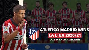 La liga has been won by 9 teams, with real madrid and barcelona leading the winning score. Last 10 La Liga Winners Atletico Madrid Win La Liga 2020 21 Youtube