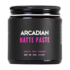 Apply a small amount evenly to dry or damp hair, styling as desired. Arcadian Grooming Matte Paste Sprezstyle Men S Grooming