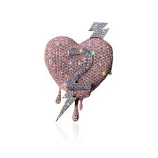 The piece features over 100 carats of mixed diamonds and gemstones on a 14 karat white gold base. Pin On Jewelry