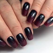 Dark Plum Fall Ombre Nails Ombre Nail Designs Nail Art Ombre Ombre Nail Art Designs