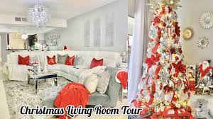 Luxe Red Christmas Living Room Decorating Ideas 2020 Youtube Christmas Living Rooms Christmas Decorations Living Room Living Room Decor