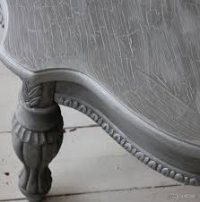Maison Decor Gray Chalk Paint Crackle Painting Redo Furniture