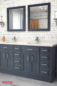 Calais 75 Pepper Gray Double Sink Vanity By Studio Bathe Double Vanity Bathroom Double Sink Bathroom Vanity Double Sink Vanity