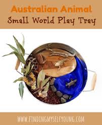 Australian Animal Small World Play Tray In 2020 Australian Animals Small World Play Small World