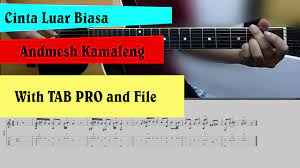 Em d aku tak punya bunga c aku tak punya harta am g yang kupunya hanyalah hati yang setia c d g tulus padamu. Cinta Luar Biasa Andmesh Kamaleng Intro Guitar Tab Pro Dengan File Gp5 Youtube