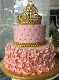 Unicorn Happy Birthday Rose Gold Cake Pin By Tally Lavonne On Tiara 15th Birthday Cake Girls Baby Shower Cakes Baby Shower Princess