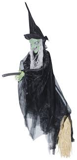 Flying Witch Prop 5ft Witch Props Halloween Party Props Flying Witch