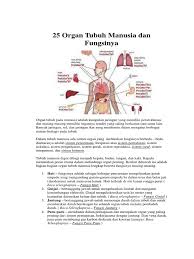 Molekul larut dalam sistem individu tersebut terlarut dalam air di dalam darah, sebelum ditapis keluar oleh buah pinggang dan dibuang melalui air kencing. 25 Organ Tubuh Manusia Dan Fungsinya