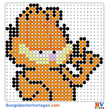 Garfield Bugelperlen Bugelperlen Vorlagen Bugelperlen Vorlagen Kostenlos Bugelperlen