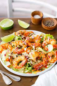 Vietnamese Shrimp Salad With The Best Asian Dressing Recipe Shrimp Salad Recipes Salad Recipes Healthy Lunch Vietnamese Shrimp