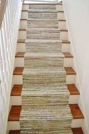 Gel staining our stair railing Staircase Runner For Under 50