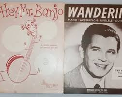 Canzoni popolari degli anni '40 e '50 Spartiti Lotto di 10