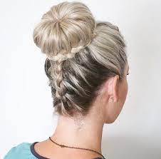 How To Upside Down Dutch Braid Into A Braided Bun Hair Styles Braided Hairstyles Long Hair Styles