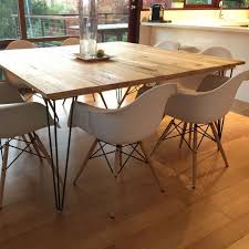 See What Diy Tables Our Customers Are Creating Every Weekend With These Hairpin Legs Counterheighttablere Dining Table Dining Table Legs Hairpin Dining Table