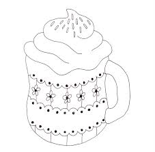 Rae dunn hot cocoa pot & mug set w/ mini green marshmallow cellar christmas 2020. Mug Coloring Pages Coloring Home