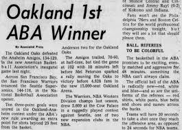 On this date in the NBA history, the American Basketball Association  revealed the birth of their league in 1967 George Mikan was named the ABA  commissioner with eleven teams being unveiled for