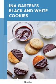 Ina Garten S Black White Cookies Recipe In 2020 Black And White Cookies Chocolate Chip Cookies Ingredients White Cookie