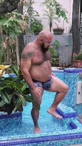 Uncut Dicks: Bald daddy with an enormous bulge… ThisVid.com