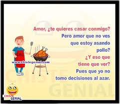 I always thought you would marry me after finishing college. Chistes De Parejas Amor Te Quieres Casar Conmigo