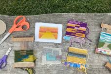 Plein Air Tapestry Weaving at Shelburne Farms