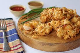 Tasty and exotic, these malaysian shrimp fritters are easy to prepare. Cucur Udang Ang Sarap